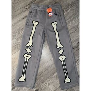 Disney Men's X-Small Glow In The  Dark Skeleton Sweatpants Halloween New